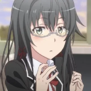 Sticker from Oregairu Stickers @KissAnime_Stickers_Gallery