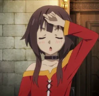 Sticker from Megumin - @Animecouplegallery