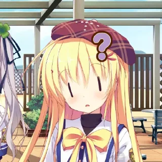 ❓ emoji 杏铃天下第一可爱 @XLDZZZ1 Telegram sticker 5 of 75