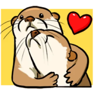 Sticker from A Cute Otter (FULL) [英文] @WSZB_Stickers