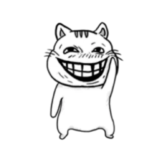 👋 emoji Ugly Tabby Cat (FULL) [英文/印尼] @WSZB_Stickers Telegram sticker 24 of 71