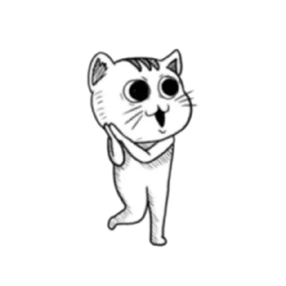 😍 emoji Ugly Tabby Cat (FULL) [英文/印尼] @WSZB_Stickers Telegram sticker 13 of 71