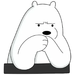 🐻‍❄️ emoji 𝗂𝖼𝖾 𝖻𝖾𝖺𝗋ヽ @sw0ftieberrys Telegram sticker 4 of 16