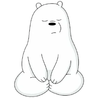🐻‍❄️ emoji 𝗂𝖼𝖾 𝖻𝖾𝖺𝗋ヽ @sw0ftieberrys Telegram sticker 1 of 16