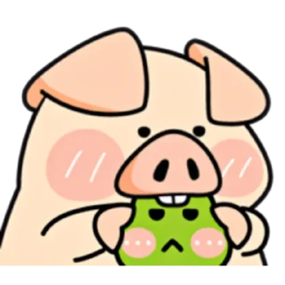 🍴 emoji PIGPIG & GuaGua Prt. 3 (FULL) [CHN] @WSZB_Stickers Telegram sticker 20 of 40