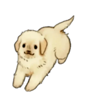 🙂 emoji The Golden Retriever Puppy! Prt. 1-2 (FULL) [ENG] @WSZB_Stickers Telegram sticker 17 of 80