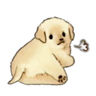 😤 emoji The Golden Retriever Puppy! Prt. 1-2 (FULL) [ENG] @WSZB_Stickers Telegram sticker 13 of 80
