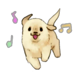 🎵 emoji The Golden Retriever Puppy! Prt. 1-2 (FULL) [ENG] @WSZB_Stickers Telegram sticker 7 of 80