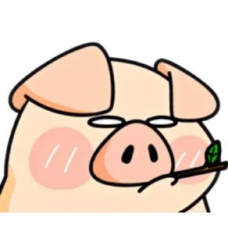 🙄 emoji PIGPIG & GuaGua Prt. 3 (FULL) [CHN] @WSZB_Stickers Telegram sticker 18 of 40