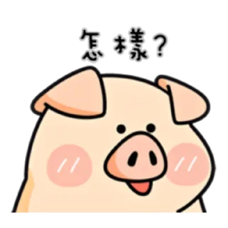 ❓ emoji PIGPIG & GuaGua Prt. 3 (FULL) [CHN] @WSZB_Stickers Telegram sticker 17 of 40