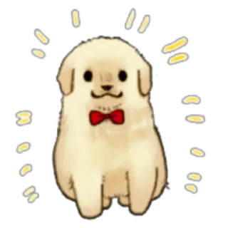👔 emoji The Golden Retriever Puppy! Prt. 1-2 (FULL) [ENG] @WSZB_Stickers Telegram sticker 24 of 80