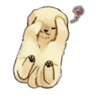 😌 emoji The Golden Retriever Puppy! Prt. 1-2 (FULL) [ENG] @WSZB_Stickers Telegram sticker 8 of 80