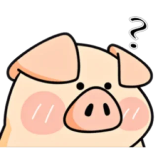 ❓ emoji PIGPIG & GuaGua Prt. 3 (FULL) [CHN] @WSZB_Stickers Telegram sticker 22 of 40