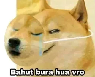 😐 emoji PepperonyX ke cheems Telegram sticker 13 of 111