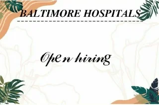 Sticker from BALTIMORE HOSPITALS
