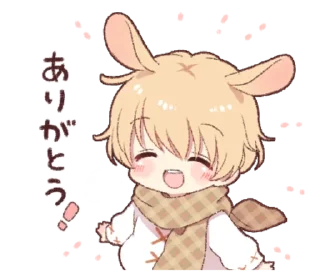 Sticker from rabbit boy