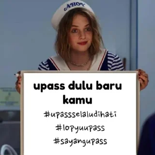 Sticker from upass nih bos @undrpss