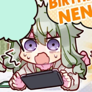 🌱 emoji 𝅄  ۫  છ @ChisatoHelps ⪩⪨ @Shirawsagi ഒ ˖ ֹ Telegram sticker 21 of 30