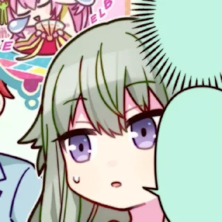 🌱 emoji 𝅄  ۫  છ @ChisatoHelps ⪩⪨ @Shirawsagi ഒ ˖ ֹ Telegram sticker 12 of 30