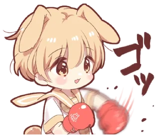 ⭐ emoji Rabbit boy sticker5 @deazzle @cremium Telegram sticker 8 of 24