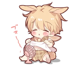 ⭐ emoji Rabbit boy sticker5 @deazzle @cremium Telegram sticker 23 of 24