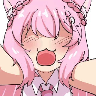 👅 emoji ᴄᴜᴛᴇ sᴛɪᴄᴋᴇʀs ᴘᴀᴄᴋ ʙʏ: み┋Nᴀᴍɪ ✿ • 𝗔𝗖𝗡⃟🍁 Telegram sticker 16 of 77