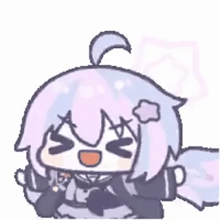 😆 emoji 💞宇沢レイサ💞   @DimensionID Telegram sticker 21 of 33