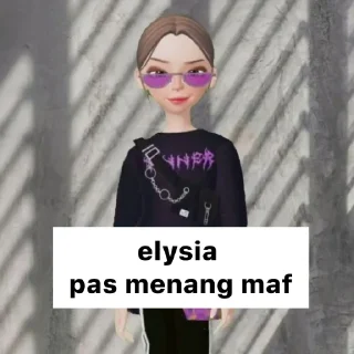 💅 emoji bocah alay Telegram sticker 15 of 43