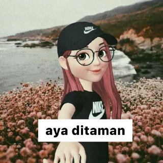 🖕 emoji bocah alay Telegram sticker 12 of 43
