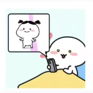 Sticker from @dydreamer.  takluu 😁😂❤️ — @stckrRobot