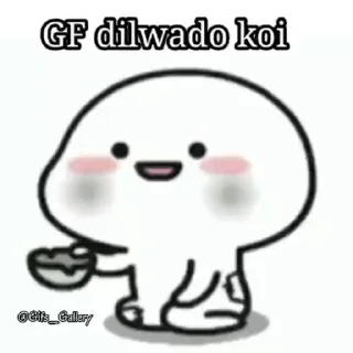 🎈 emoji @dydreamer.  takluu 😁😂❤️ — @stckrRobot Telegram sticker 6 of 48