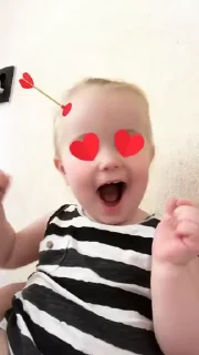 😍 emoji ♥️♥️ @iTs_FruiTy ♥️♥️ — @stckrRobot Telegram sticker 17 of 50