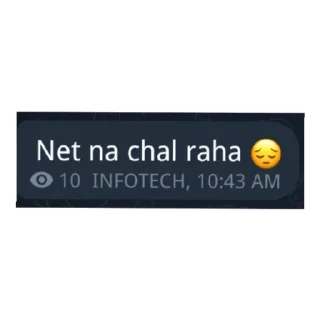 Sticker from Love you bhai