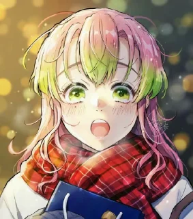 Sticker from Mitsuri kanroji