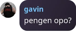 Sticker from gavin