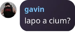 Sticker from gavin