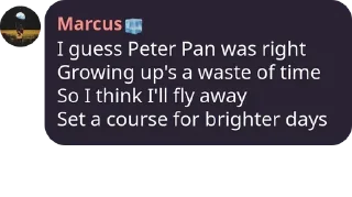 Sticker from MARCUS Version
