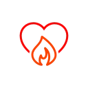 ❤ emoji X3 × @burntpacks Telegram sticker 12 of 45