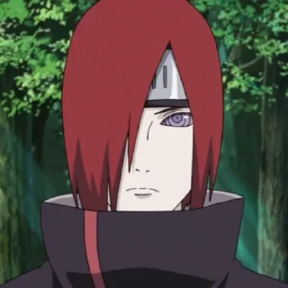 ⛩ emoji Nagato uzumaki⛩ By @milkshakenya Telegram sticker 1 of 27