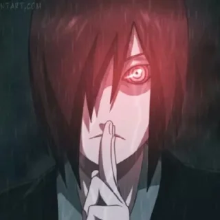 ⛩ emoji Nagato uzumaki⛩ By @milkshakenya Telegram sticker 22 of 27