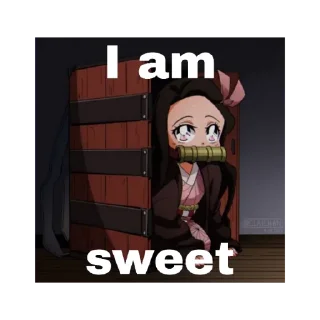 Sticker from Demon slayer