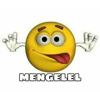 😀 emoji meng meng Telegram sticker 9 of 30