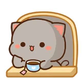 🙂 emoji Peach and Goma @PeachLovesGoma Telegram sticker 17 of 25