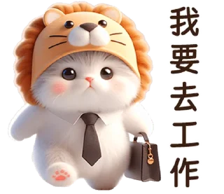 ⭐ emoji Meow Lion so cute [TW] @moe_sticker_bot Telegram sticker 6 of 40
