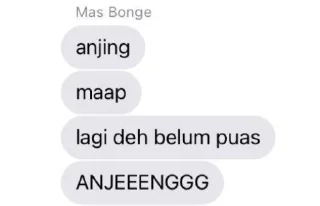 Sticker from JANGAN COLONG