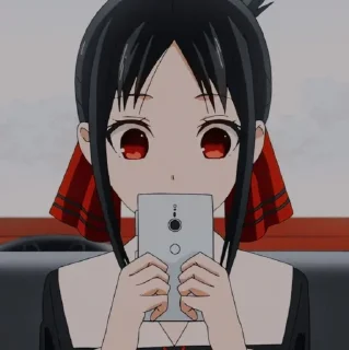Sticker from kaguya shinomiya / @anime_sticker_pack