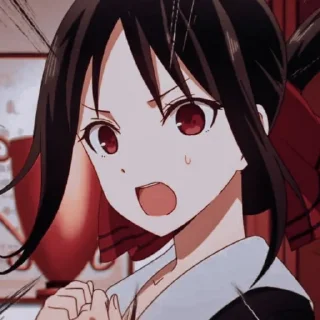 Sticker from kaguya shinomiya / @anime_sticker_pack