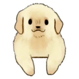 Sticker from The Golden Retriever Puppy! Prt. 1-2 (FULL) [ENG] @WSZB_Stickers