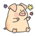 Sticker from PIGPIG & GuaGua Prt.1-2 (FULL) [英文] @WSZB_Stickers