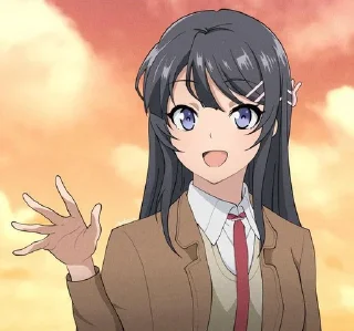 Sticker from Sakurajima mai